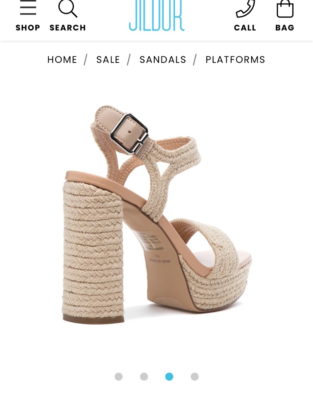 Steve Madden LOMBARDO SANDAL NATURAL